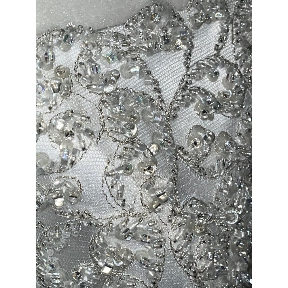 Maggie Sottero Imperial Gown Brielle Wedding Dress Strapless Bustle Train 12 - Picture 16 of 16